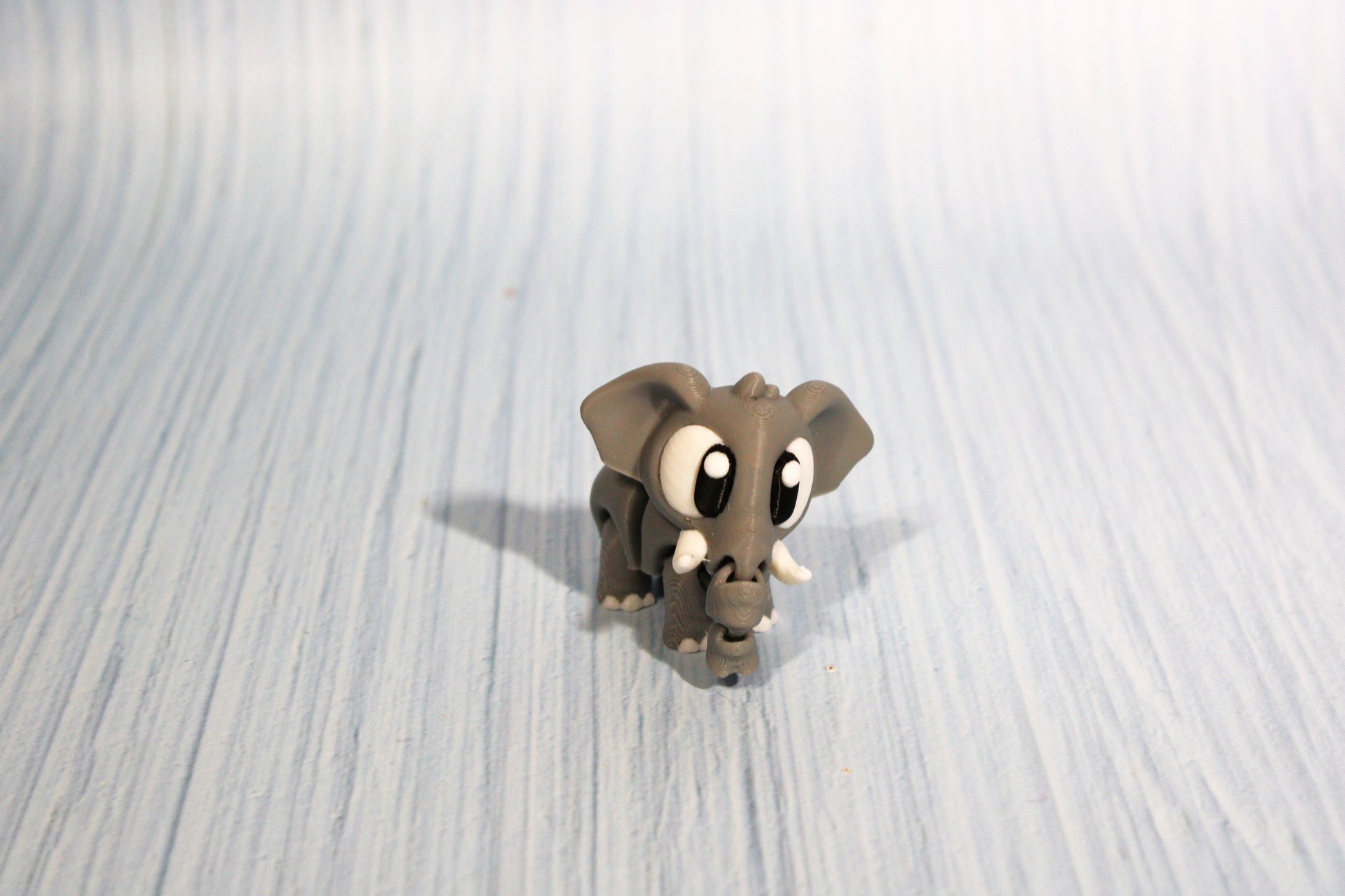 Flexi Elephant and Mini Safari Design Showcase-3D Printed Flexi Fidget- Comes with 2 Elephants) - Wonderland 3D Printing 