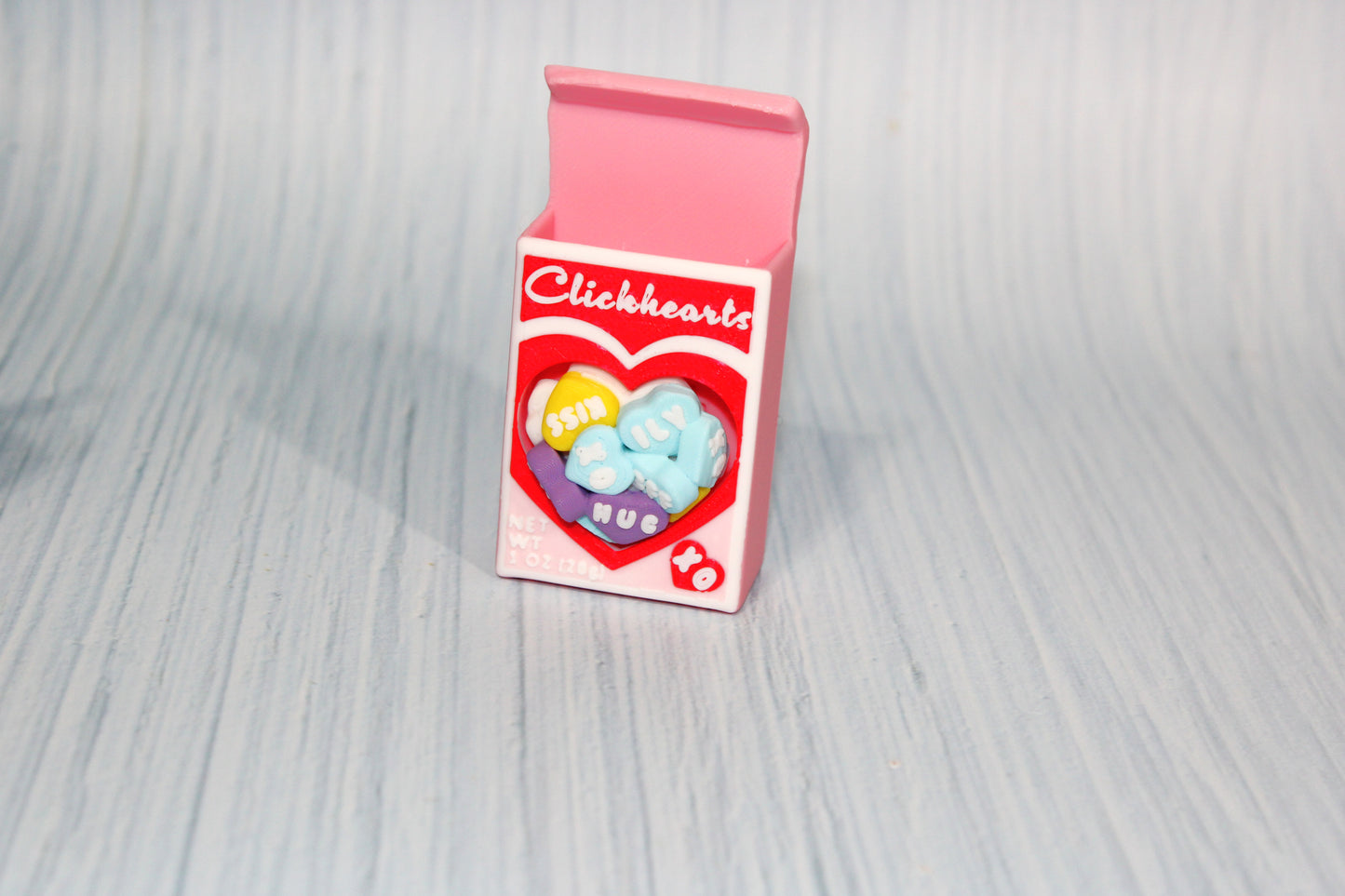 Click Hearts Clickers-3d printed