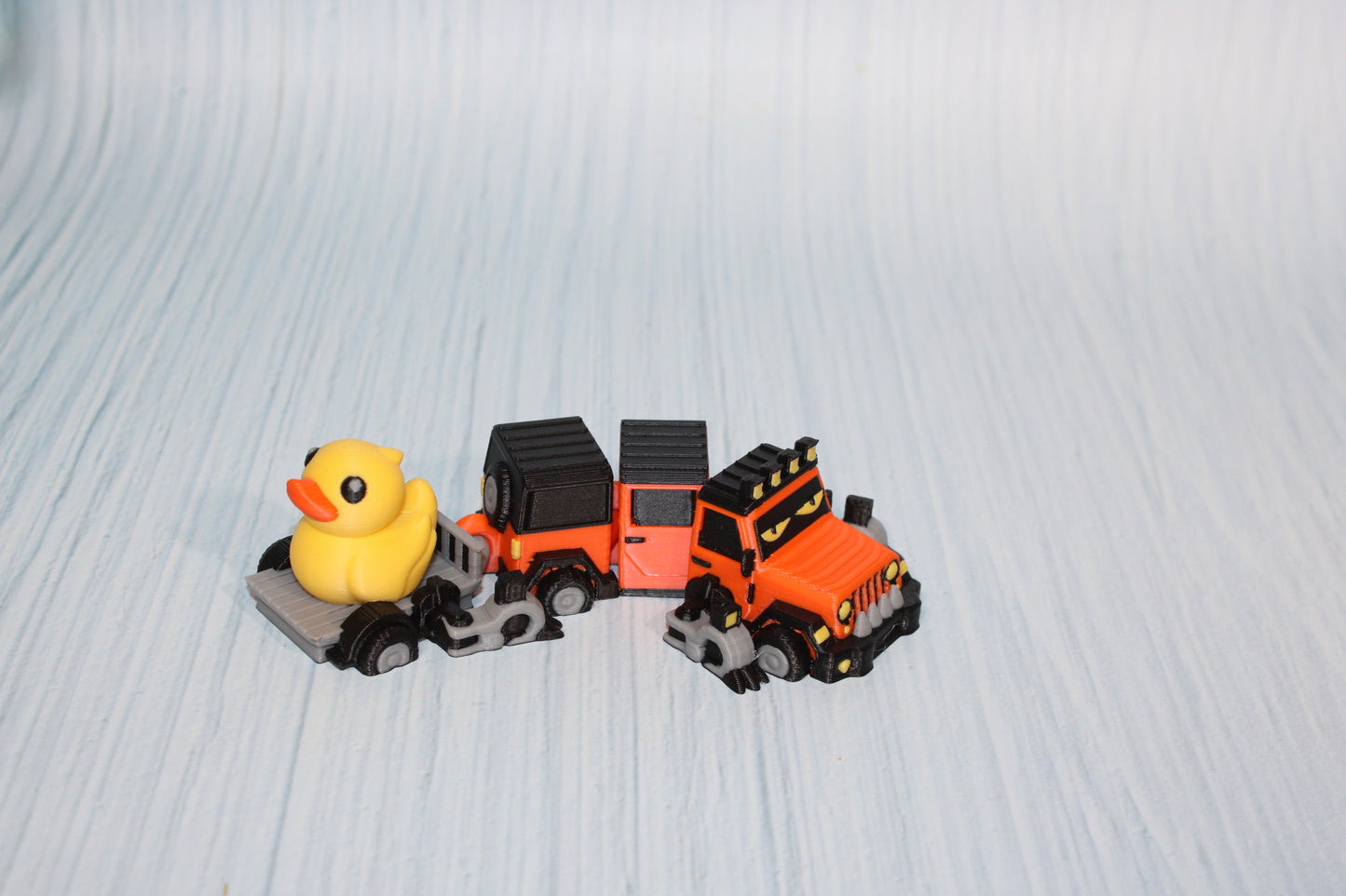 Truck Duck Dragon 3D Printed Articulated Figurine - Wonderland 3D Printing 