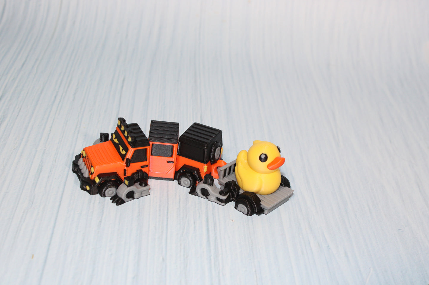 Truck Duck Dragon 3D Printed Articulated Figurine - Wonderland 3D Printing 