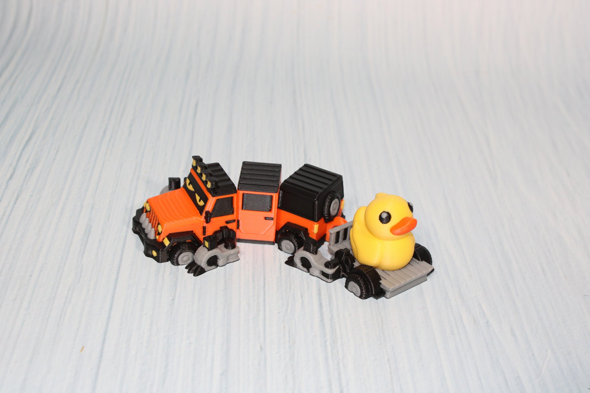 Truck Duck Dragon 3D Printed Articulated Figurine - Wonderland 3D Printing 