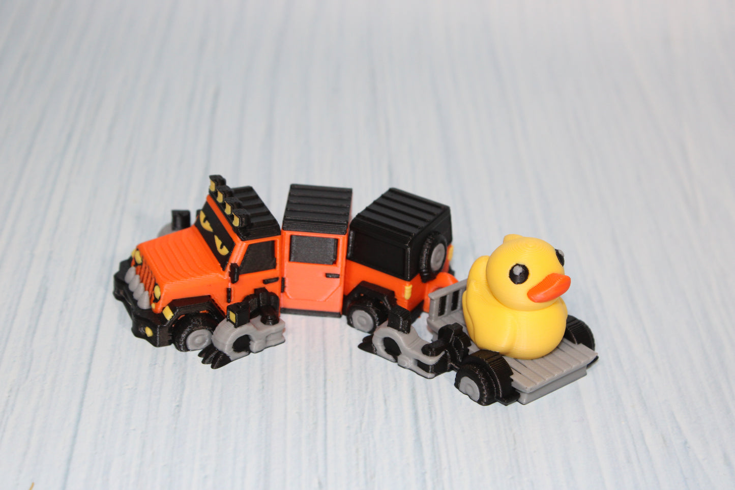 Truck Duck Dragon 3D Printed Articulated Figurine - Wonderland 3D Printing 