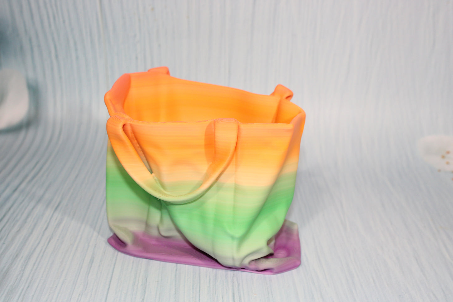 Cozy Bear, or Tote Bag Planter Pot 3d printed- Plants not included - Wonderland 3D Printing 