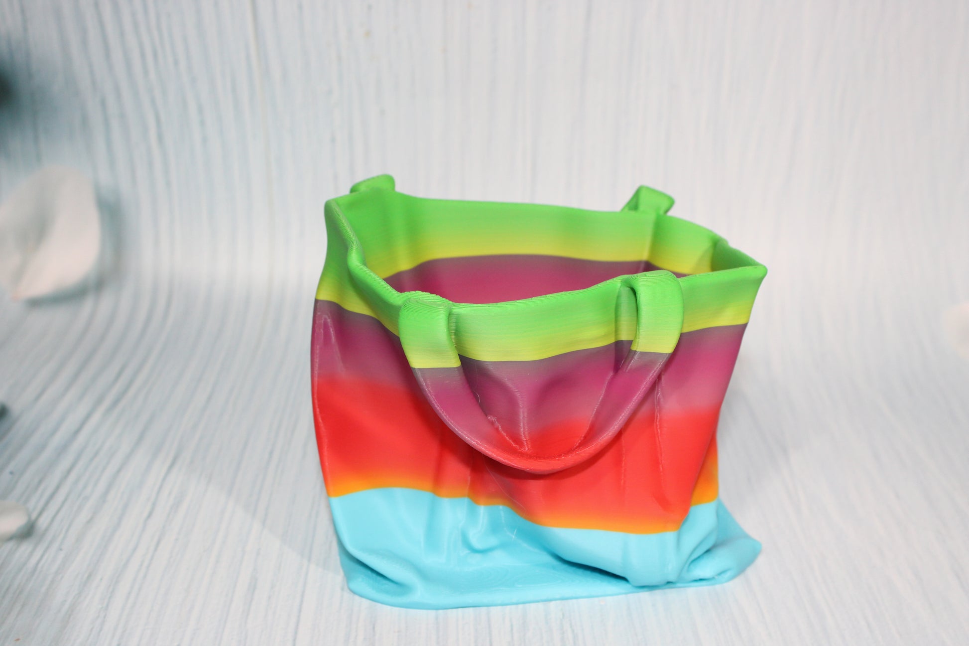 Cozy Bear, or Tote Bag Planter Pot 3d printed- Plants not included - Wonderland 3D Printing 