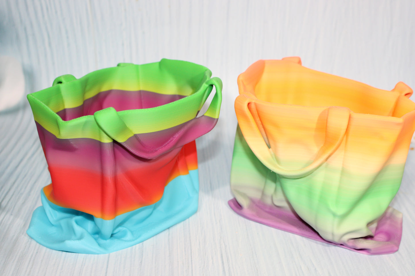 Cozy Bear, or Tote Bag Planter Pot 3d printed- Plants not included - Wonderland 3D Printing 