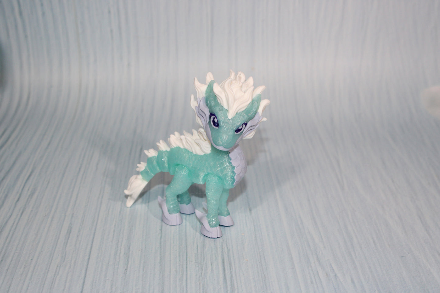Qilin 4" tall 3D Printed Articulated Flexi Fidget Figurine - Wonderland 3D Printing 