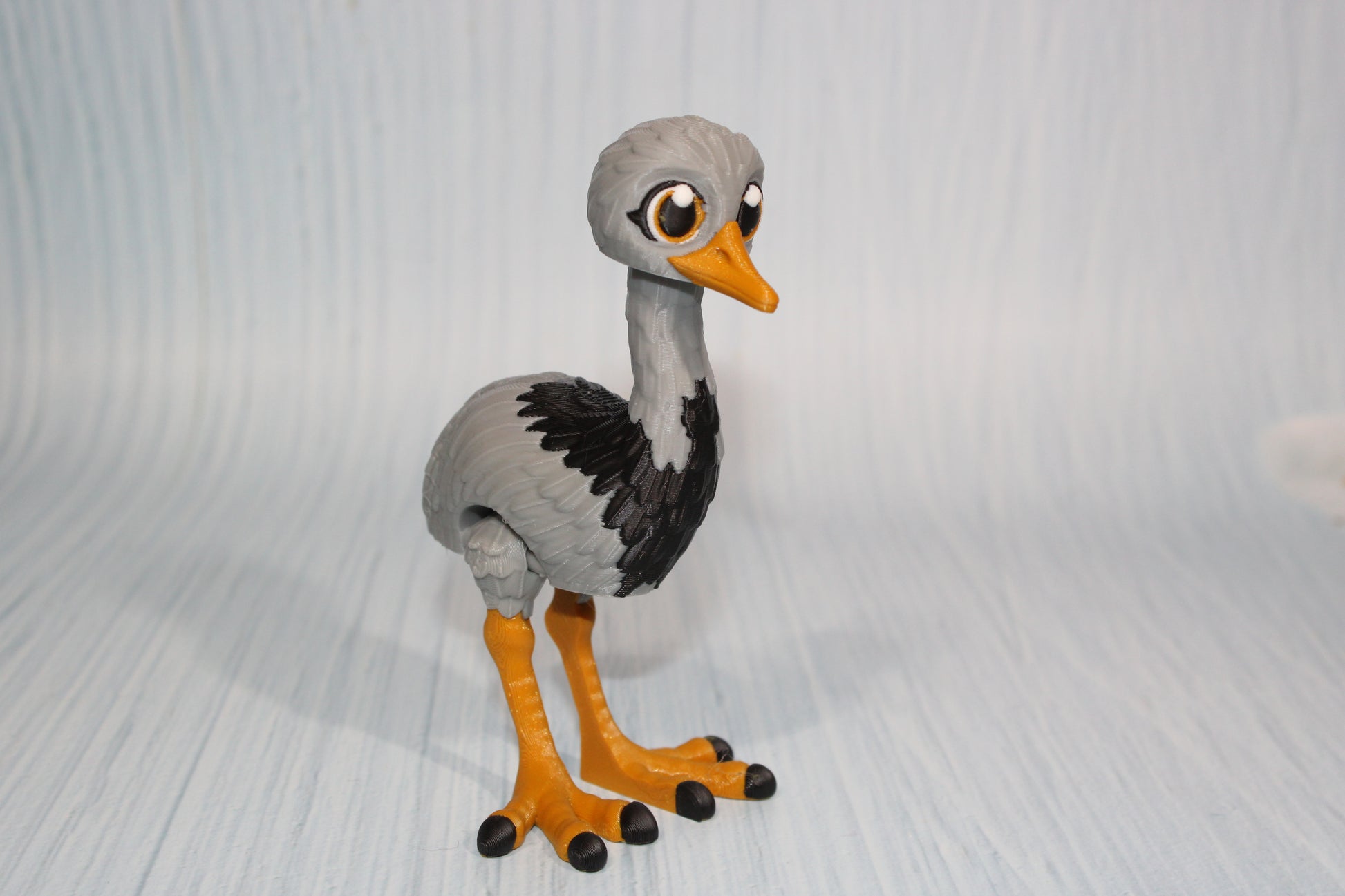 Rhea Bird 5" Flexi Fidget Articulated Toy - Wonderland 3D Printing 