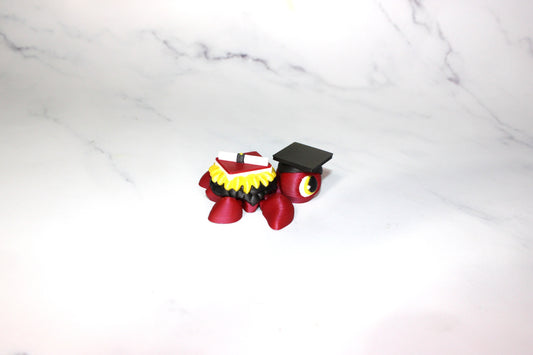 Graduation Turtles Articulated 3d Printed Figurine - Wonderland 3D Printing 