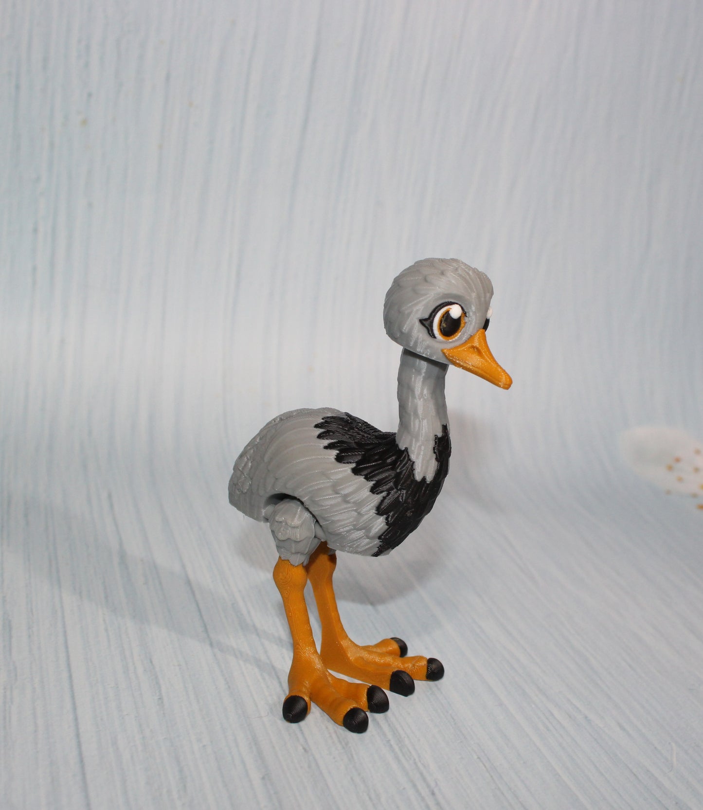 Rhea Bird 5" Flexi Fidget Articulated Toy - Wonderland 3D Printing 