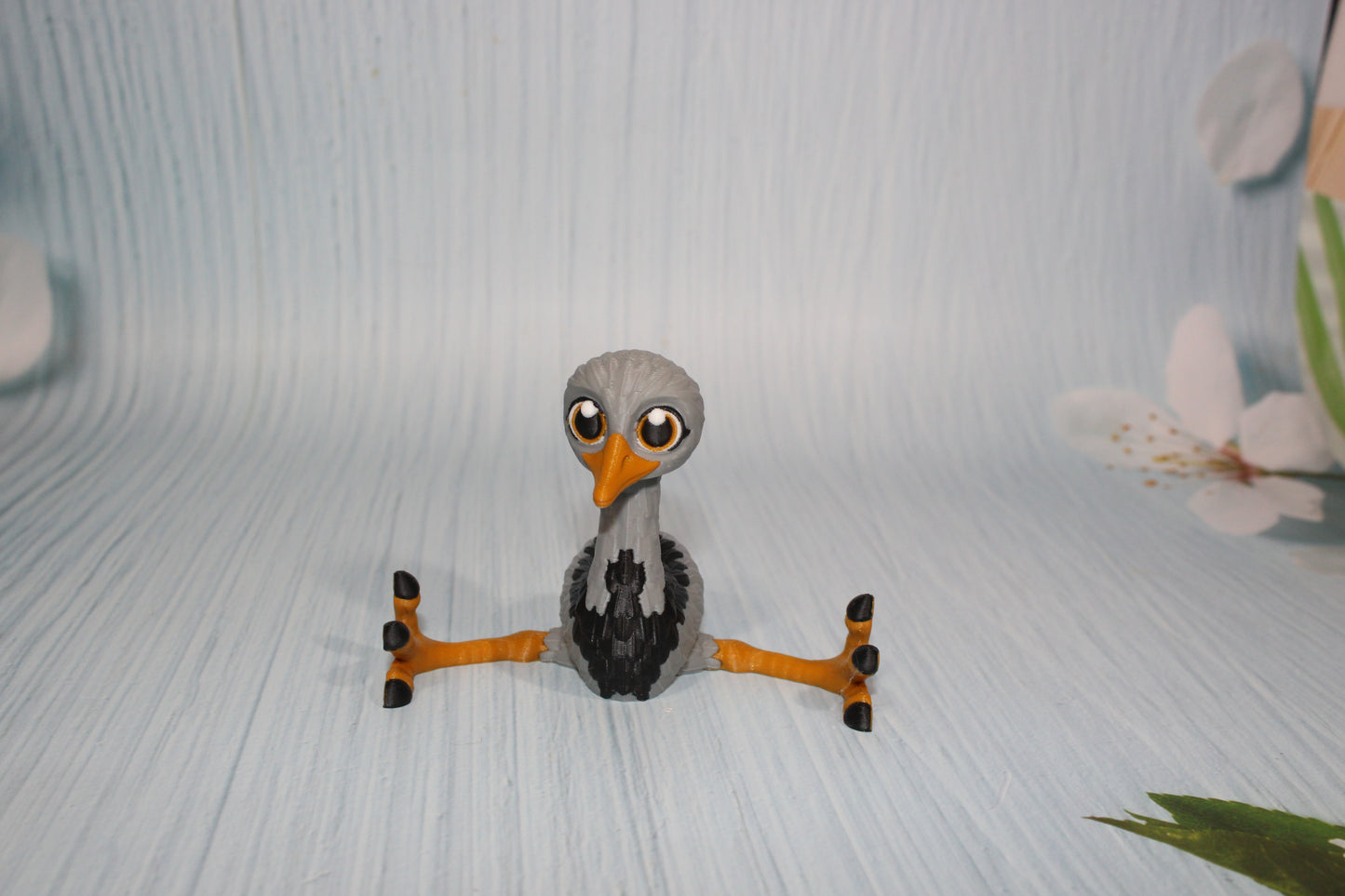 Rhea Bird 5" Flexi Fidget Articulated Toy - Wonderland 3D Printing 