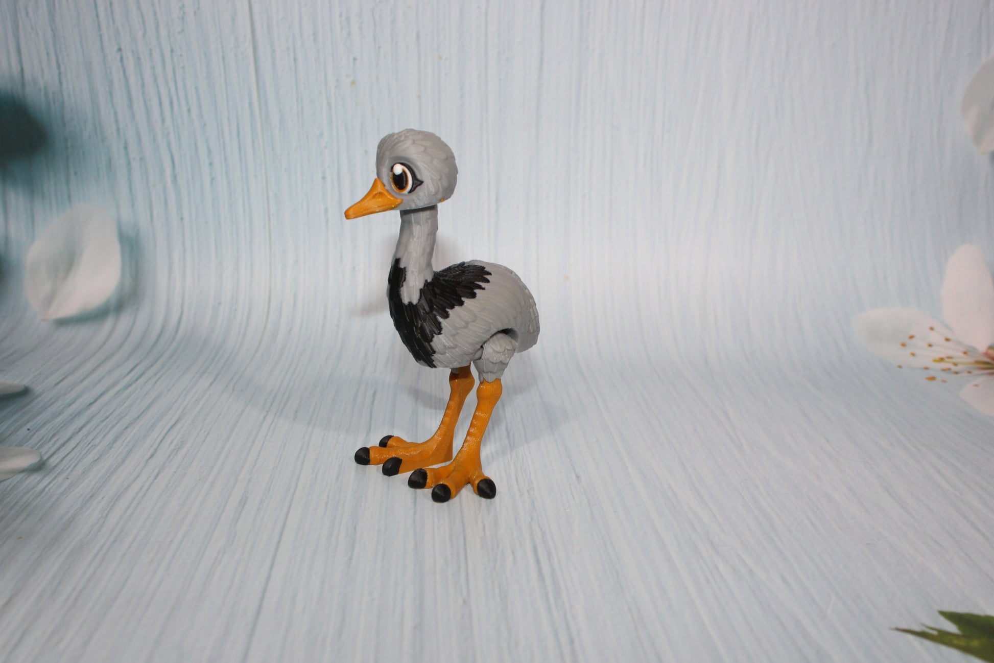Rhea Bird 5" Flexi Fidget Articulated Toy - Wonderland 3D Printing 