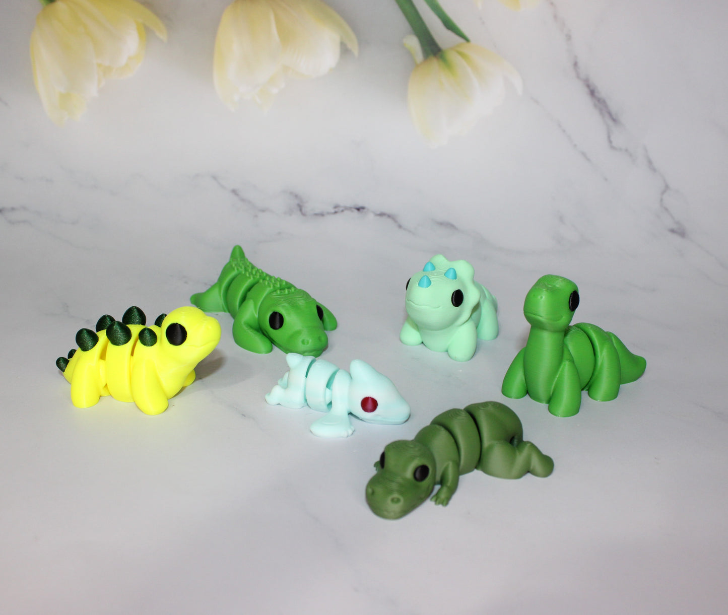 Random Packs of Mini Zou Pocket Pets-0.8-1.5 inches. 3D Printed Mini Fidget Figurines. Great for Birthday Parties! - Wonderland 3D Printing 