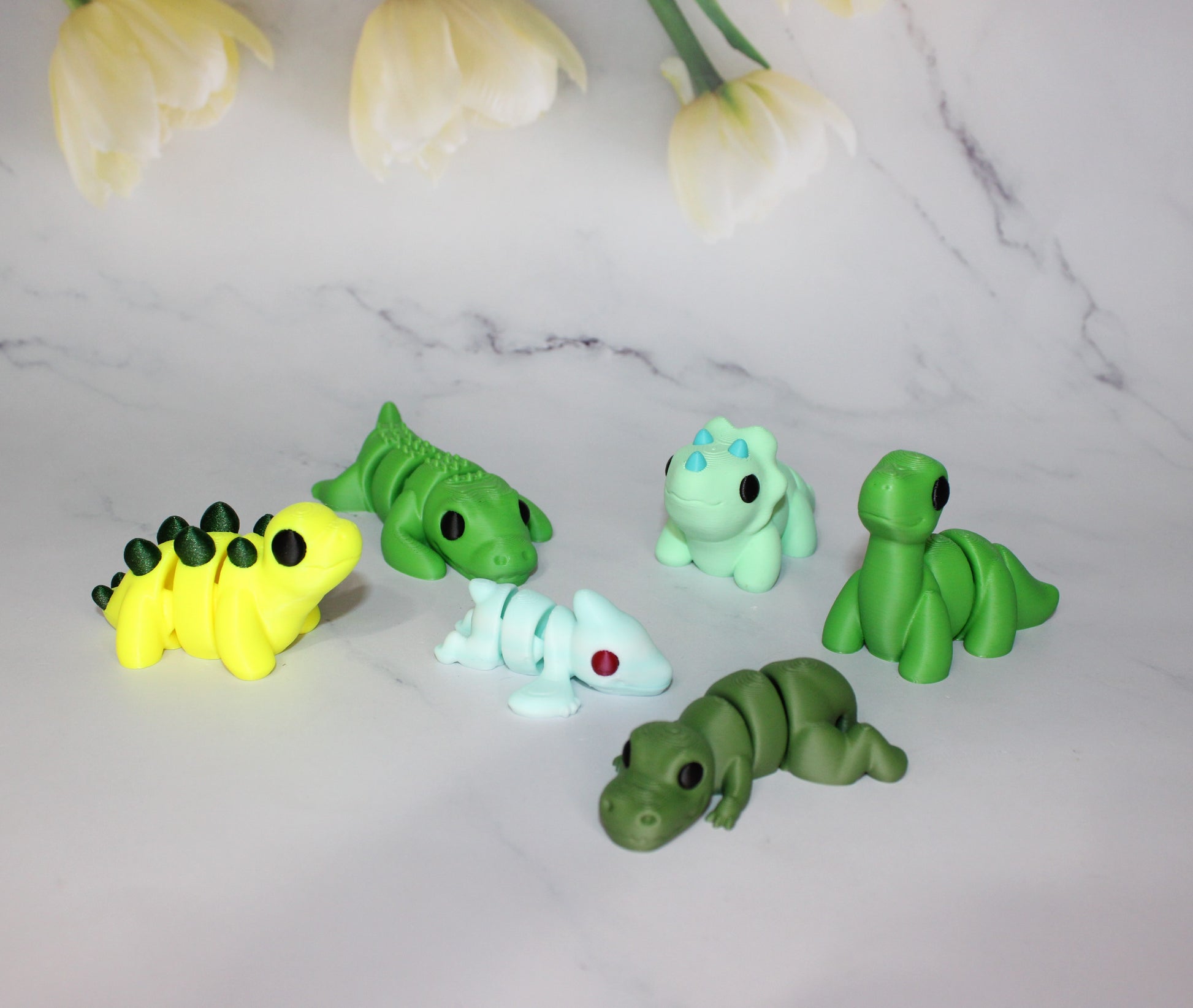 Random Packs of Mini Zou Pocket Pets-0.8-1.5 inches. 3D Printed Mini Fidget Figurines. Great for Birthday Parties! - Wonderland 3D Printing 
