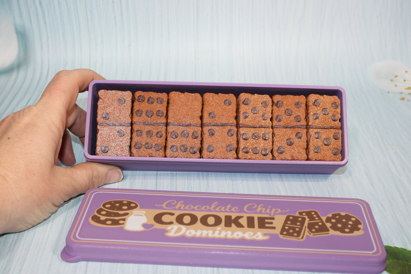3d printed Cookie Dominoes Game