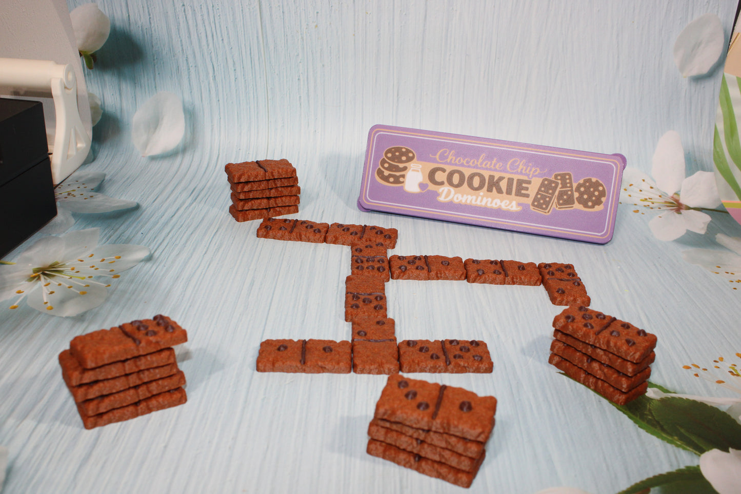 3d printed Cookie Dominoes Game