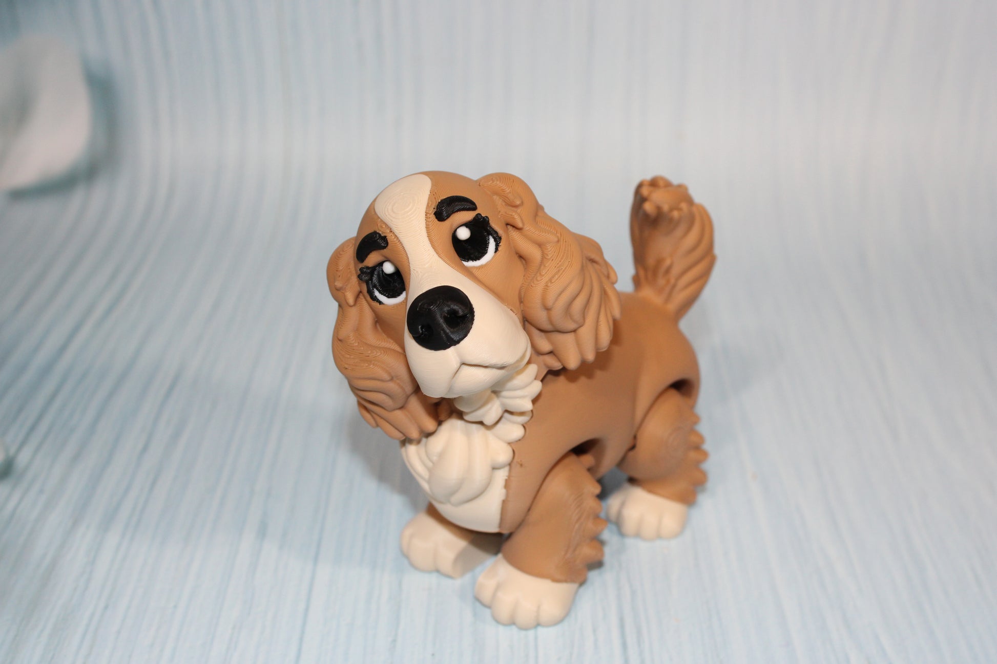 Cocker Spaniel 5" long x 4.25" tall - Wonderland 3D Printing 