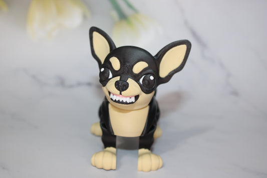 Chihuahua: 3D Printed, Articulated Dog - Wonderland 3D Printing 