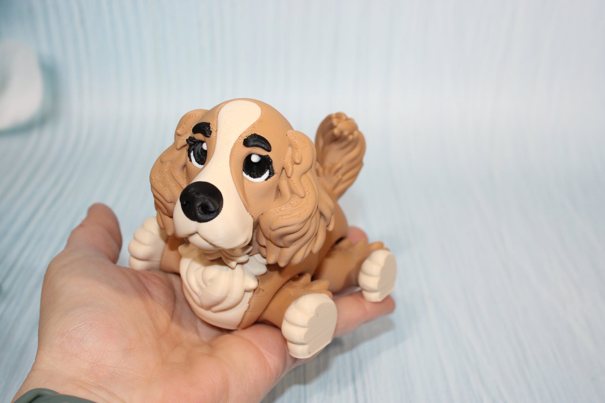 Cocker Spaniel 5" long x 4.25" tall - Wonderland 3D Printing 