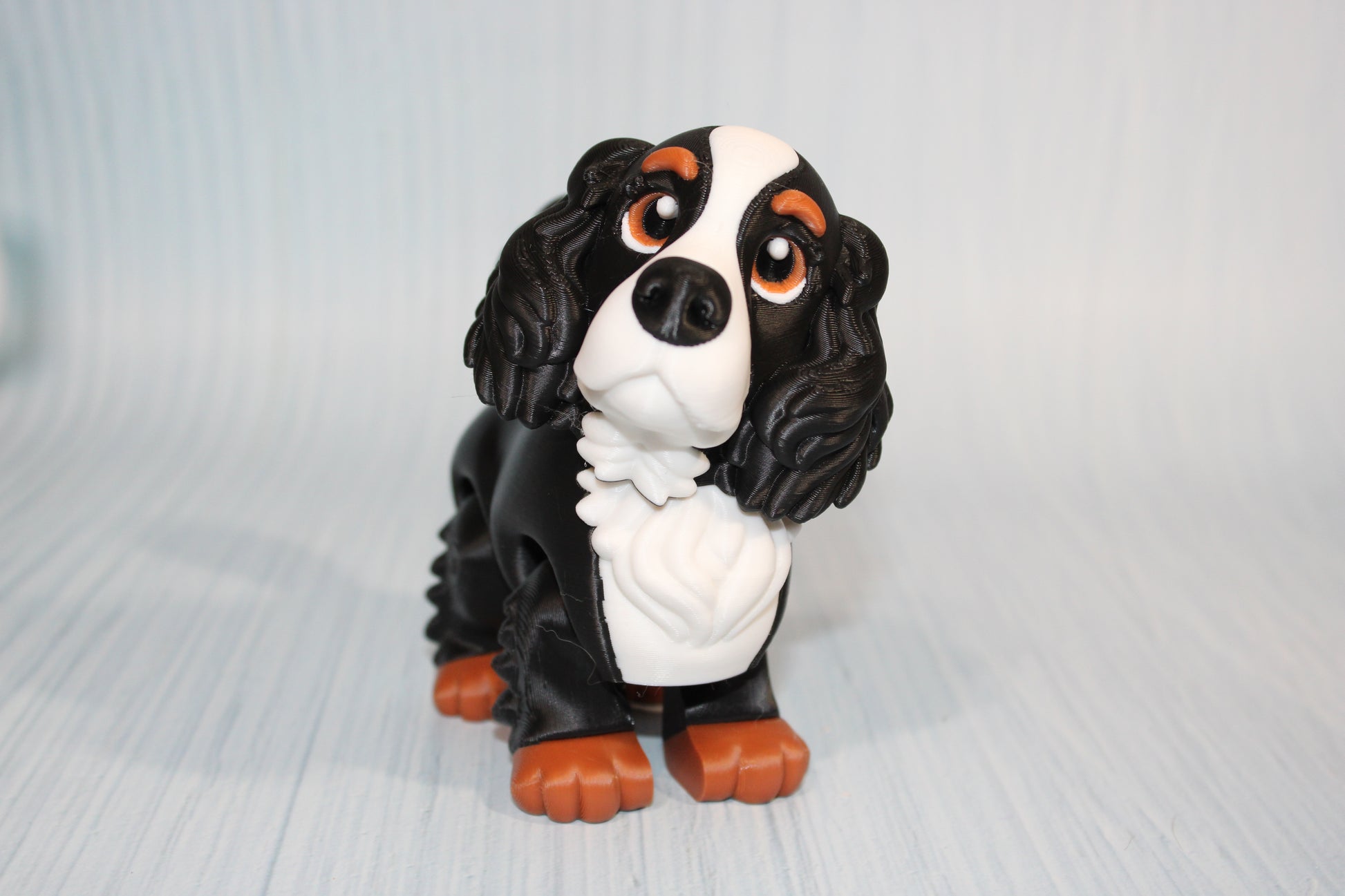 Cocker Spaniel 5" long x 4.25" tall - Wonderland 3D Printing 