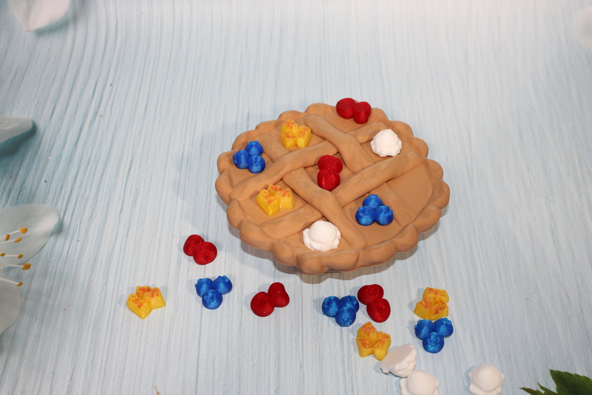 Pie Tic Tac Toe-3d printed - Wonderland 3D Printing 