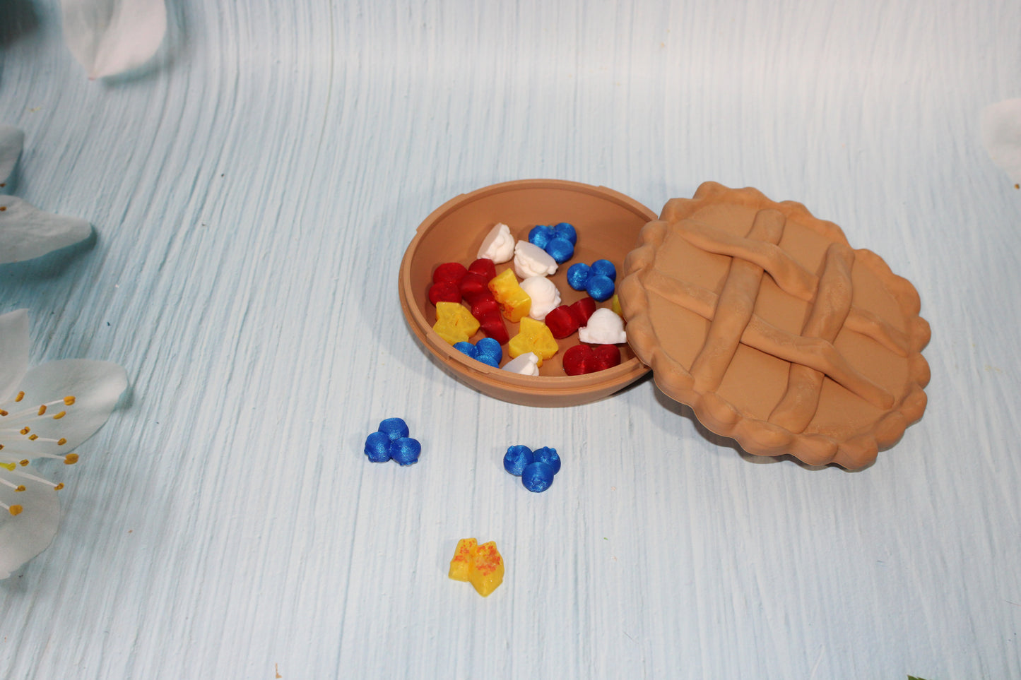 Pie Tic Tac Toe-3d printed - Wonderland 3D Printing 