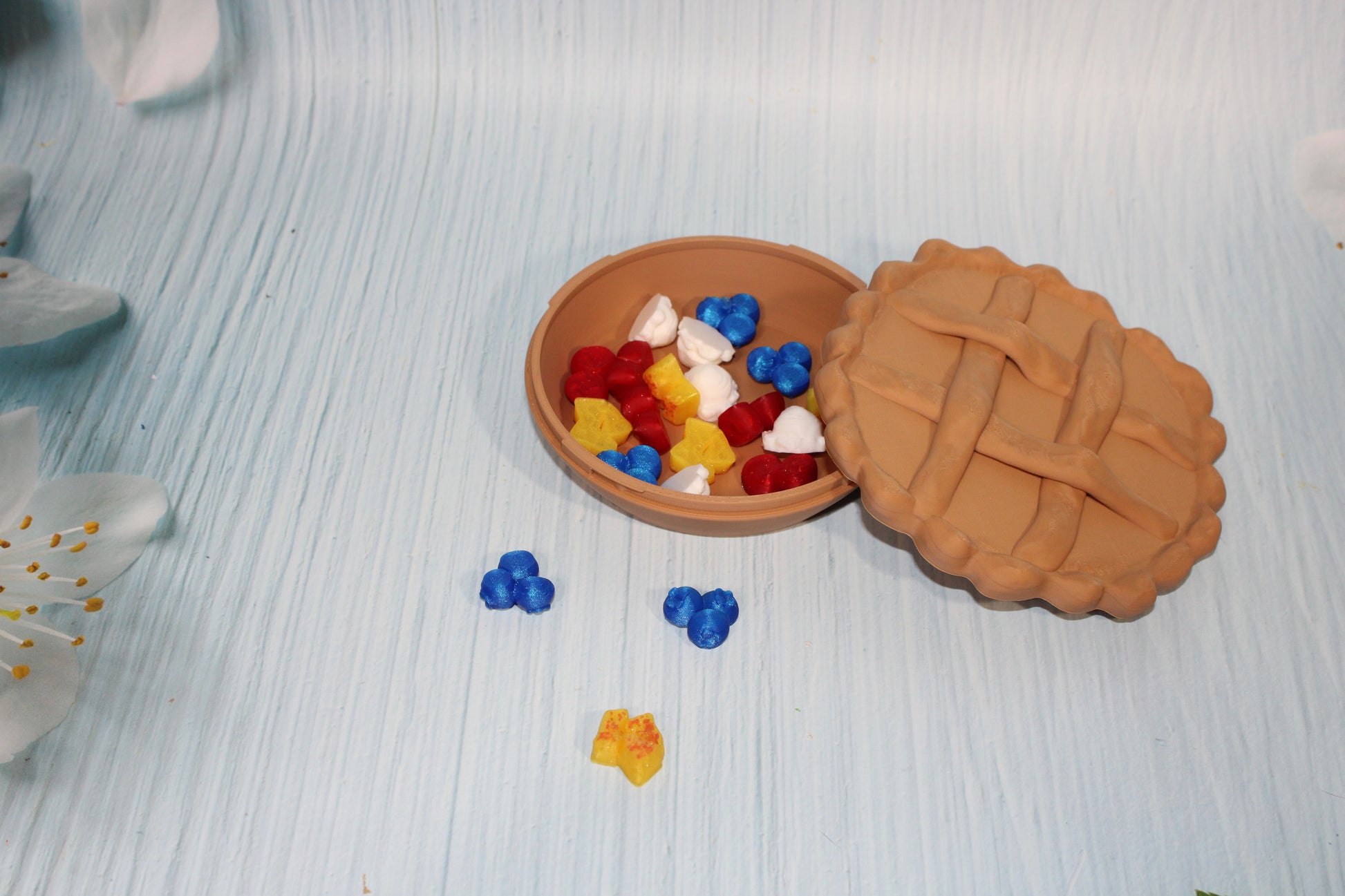 Pie Tic Tac Toe-3d printed - Wonderland 3D Printing 