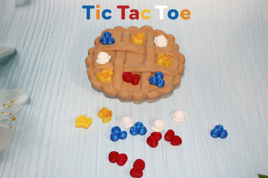 Pie Tic Tac Toe-3d printed - Wonderland 3D Printing 