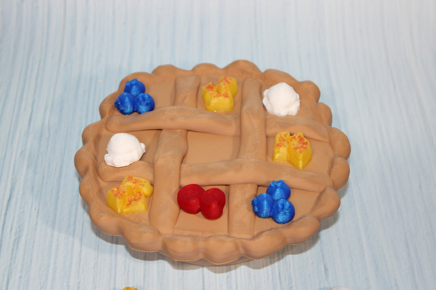 Pie Tic Tac Toe-3d printed - Wonderland 3D Printing 