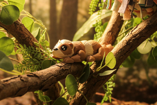 Sugar Glider 6" 3d Printed - Wonderland 3D Printing 