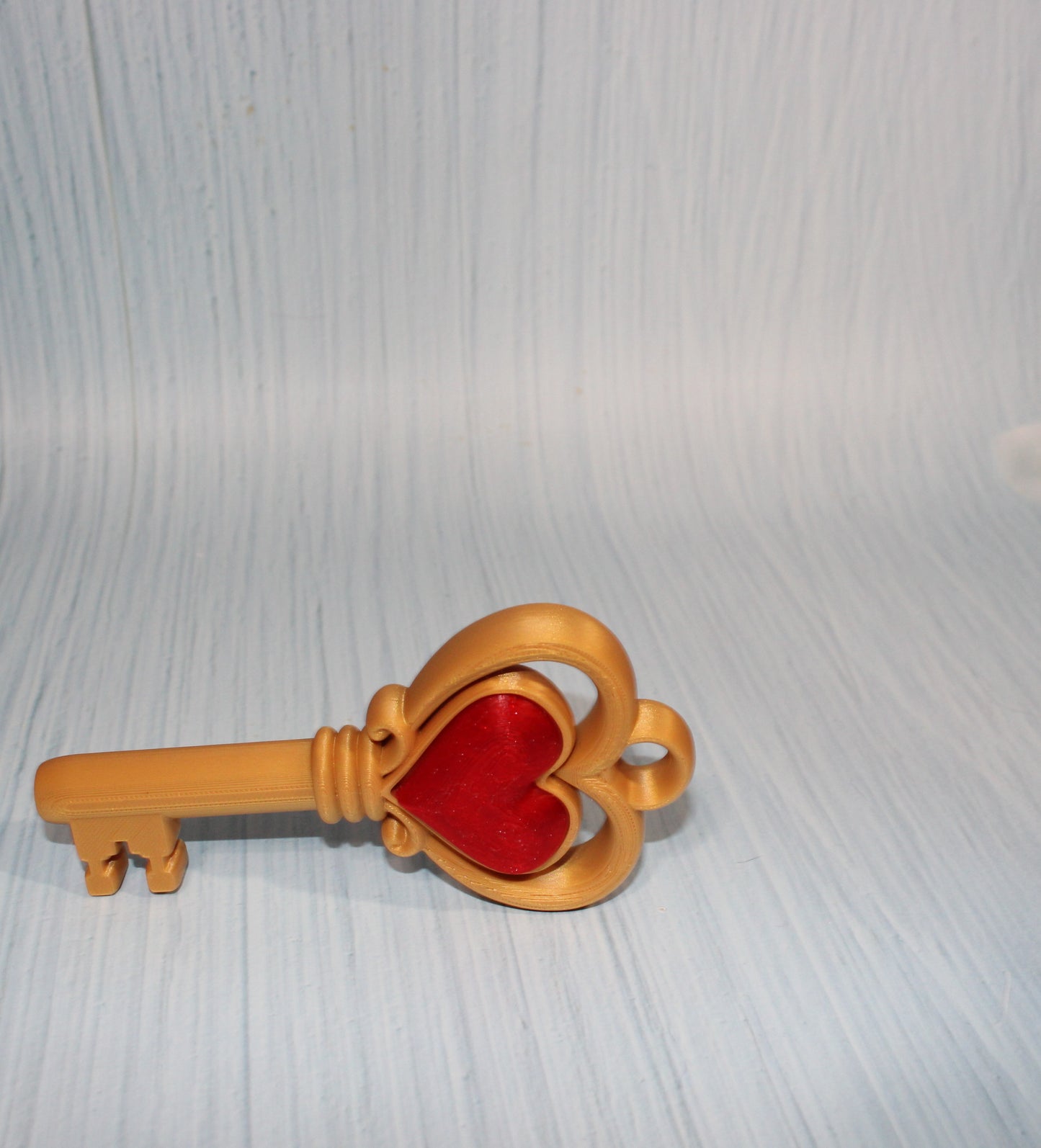 3d Printed Heart Key Clicker 5.5" - Wonderland 3D Printing 