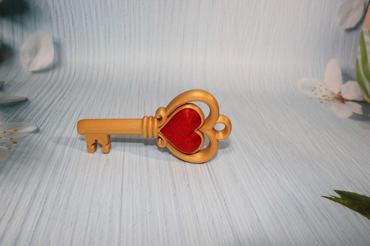 3d Printed Heart Key Clicker 5.5" - Wonderland 3D Printing 