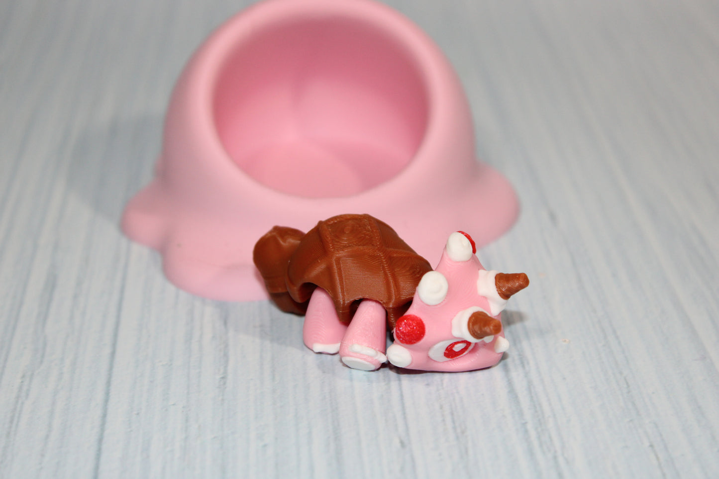 Ice-cream Triceratops 3d printed - Wonderland 3D Printing 