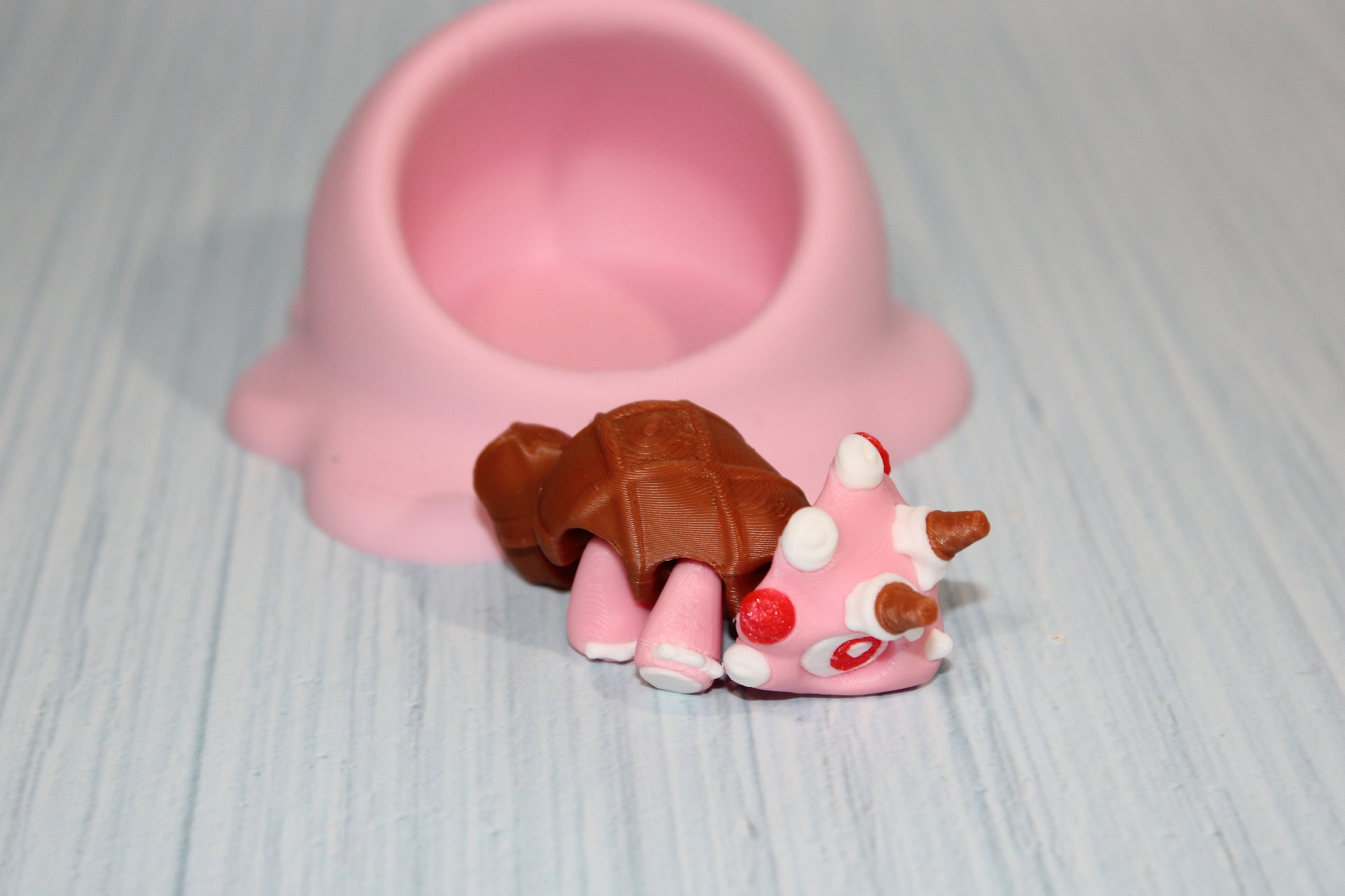 Ice-cream Triceratops 3d printed - Wonderland 3D Printing 