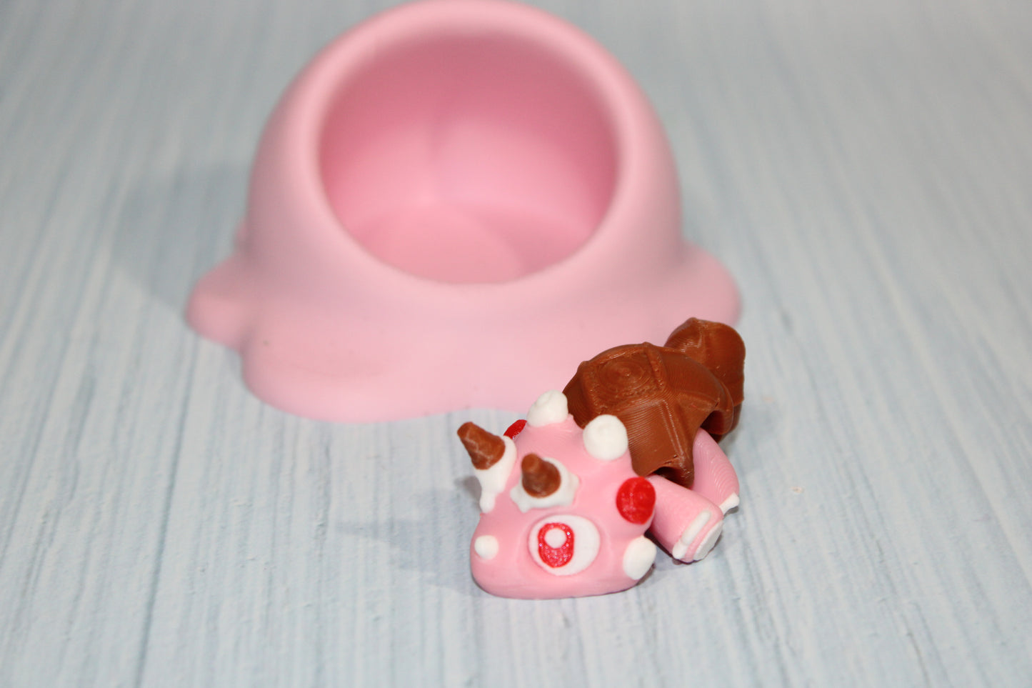 Ice-cream Triceratops 3d printed - Wonderland 3D Printing 