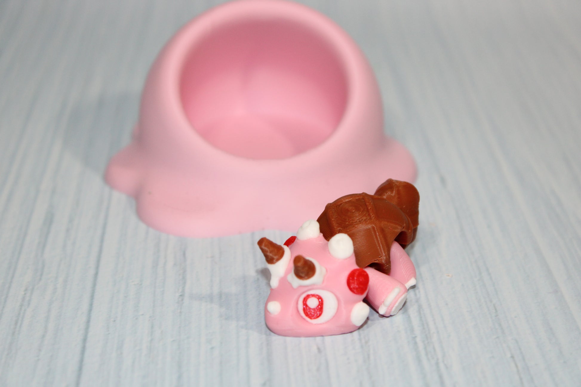 Ice-cream Triceratops 3d printed - Wonderland 3D Printing 