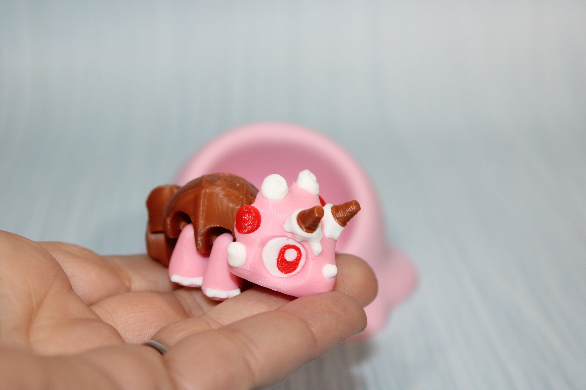 Ice-cream Triceratops 3d printed - Wonderland 3D Printing 