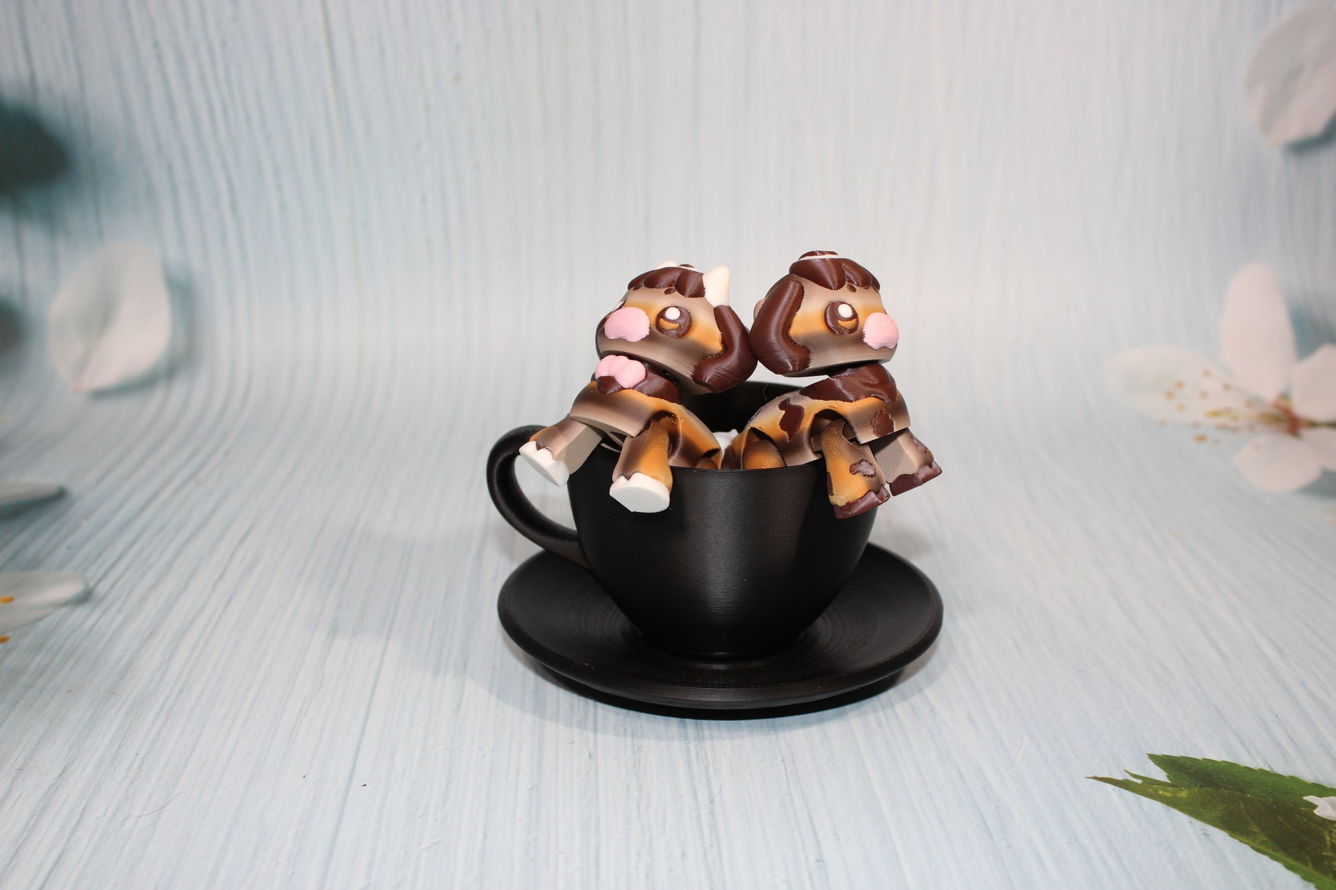Latte Cows with Coffee Cup - Wonderland 3D Printing 