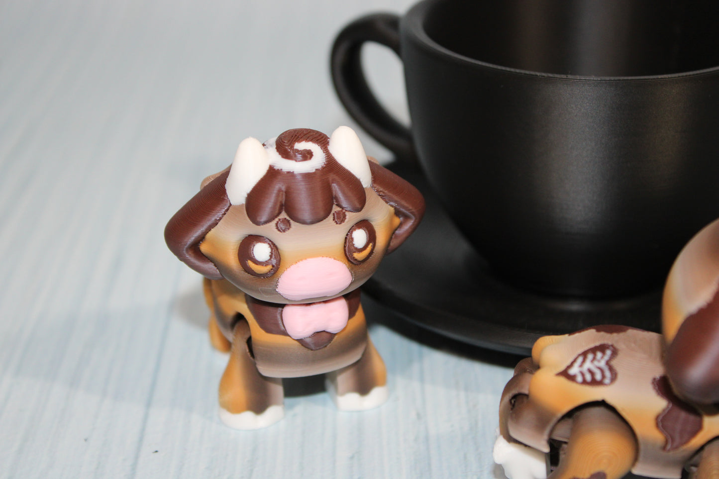 Latte Cows with Coffee Cup - Wonderland 3D Printing 