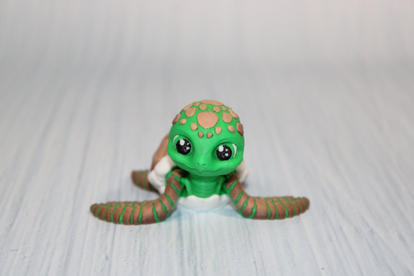3D Printed tiny sea turtle 2.5" - Wonderland 3D Printing 