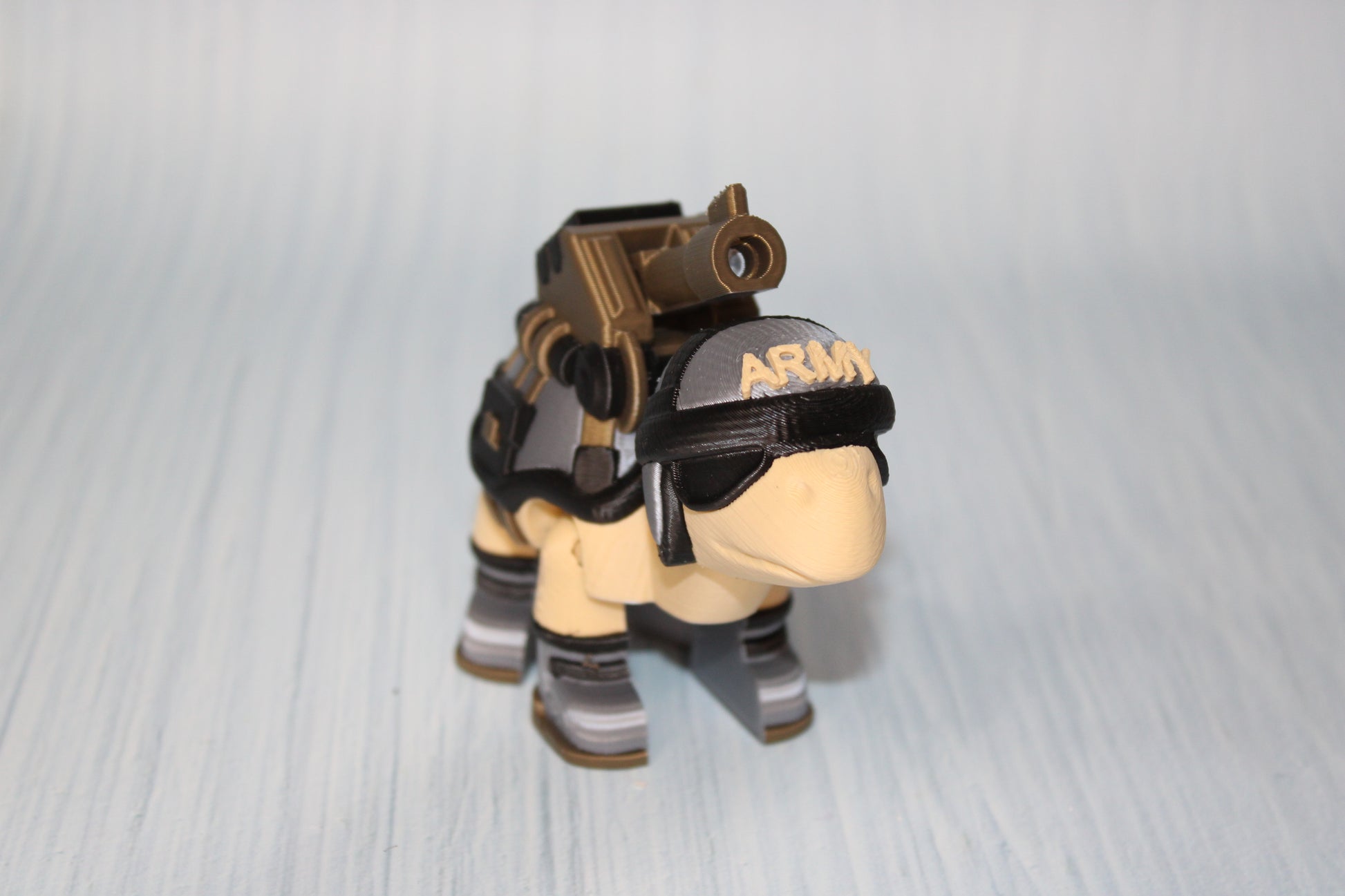 Tank Turtle 3d printed 4.5" - Wonderland 3D Printing 