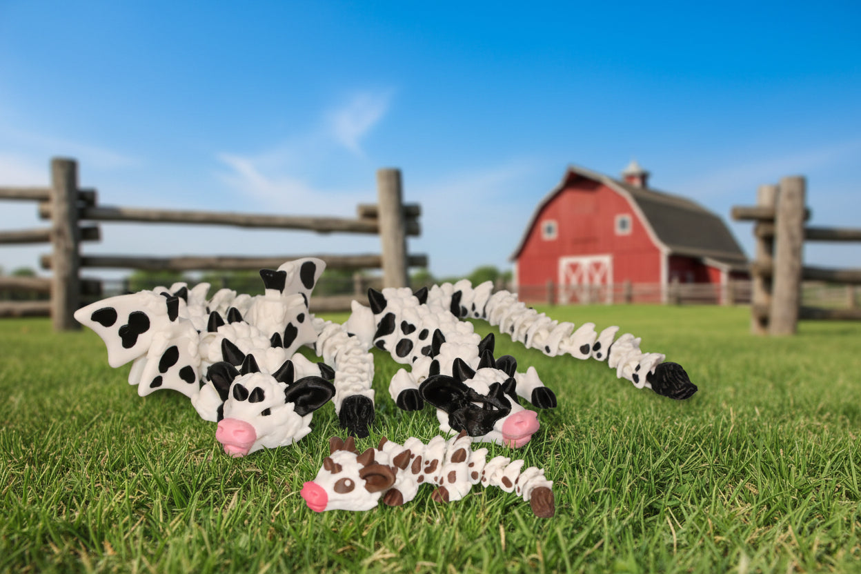 Cow Dragon 3d printed - Wonderland 3D Printing 