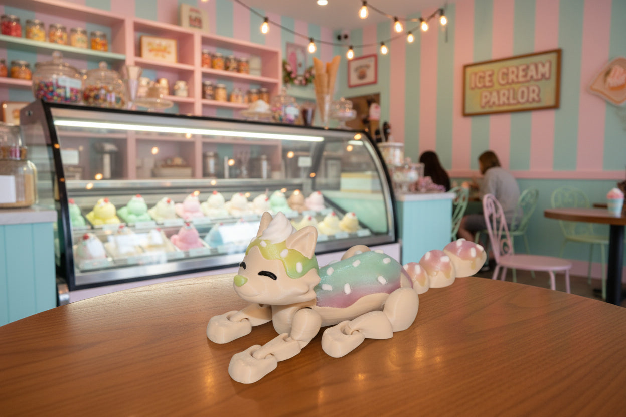 Sprinkles Puppy 6" - Wonderland 3D Printing 