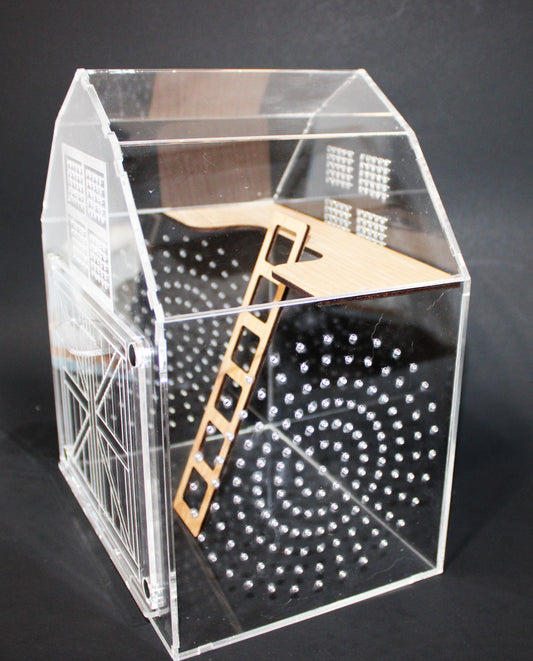 Custom Jumping Spider Enclosure Barn 10x8x6" - Wonderland 3D Printing 