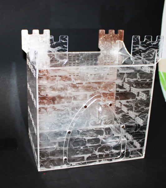 Custom Jumping Spider Enclosure Castle 9x8x6" - Wonderland 3D Printing 