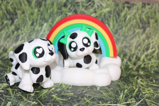 Dalmatians with Rainbow cloud - Wonderland 3D Printing 