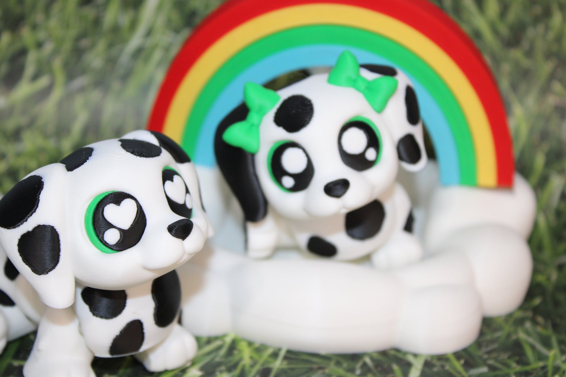 Dalmatians with Rainbow cloud - Wonderland 3D Printing 