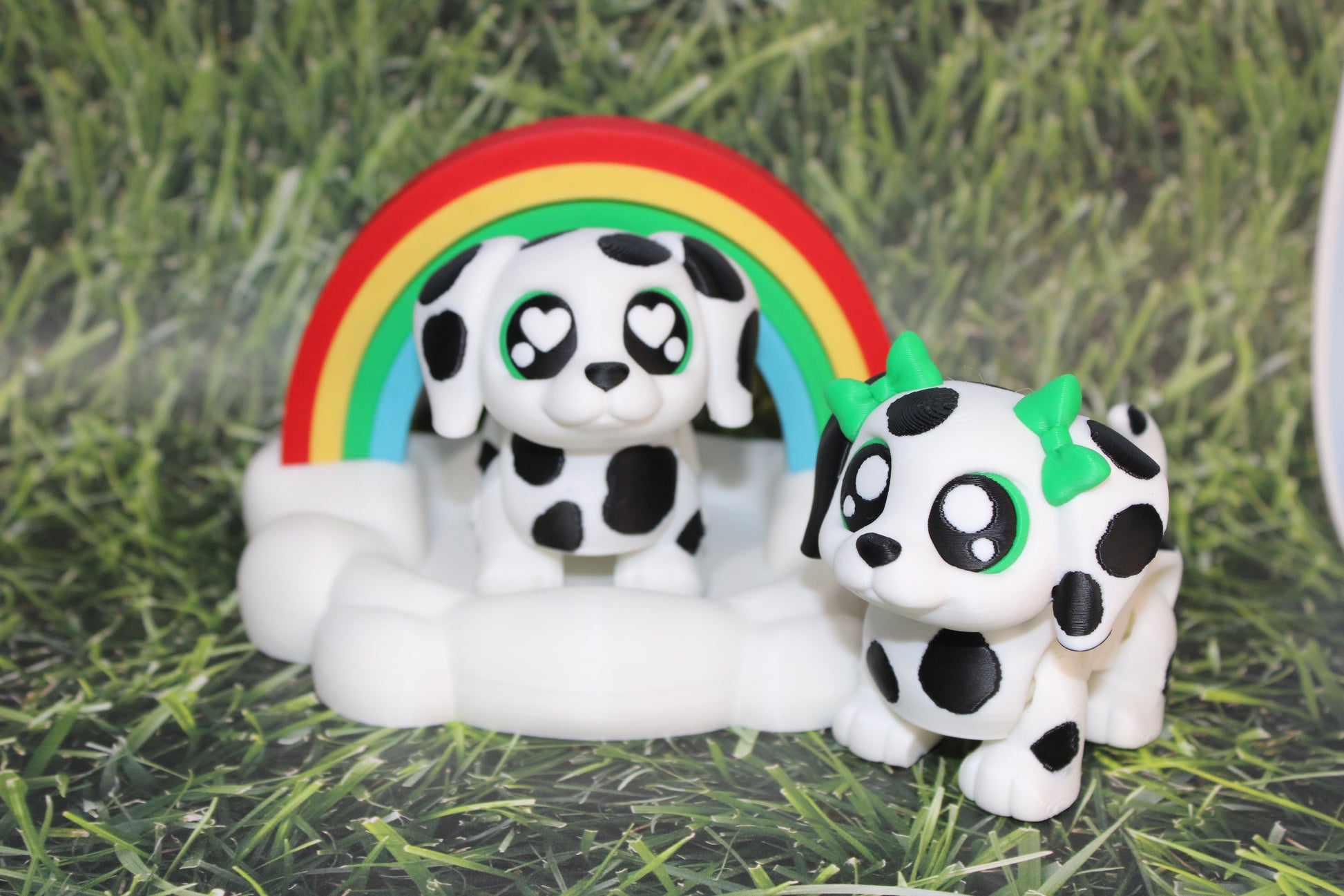 Dalmatians with Rainbow cloud - Wonderland 3D Printing 