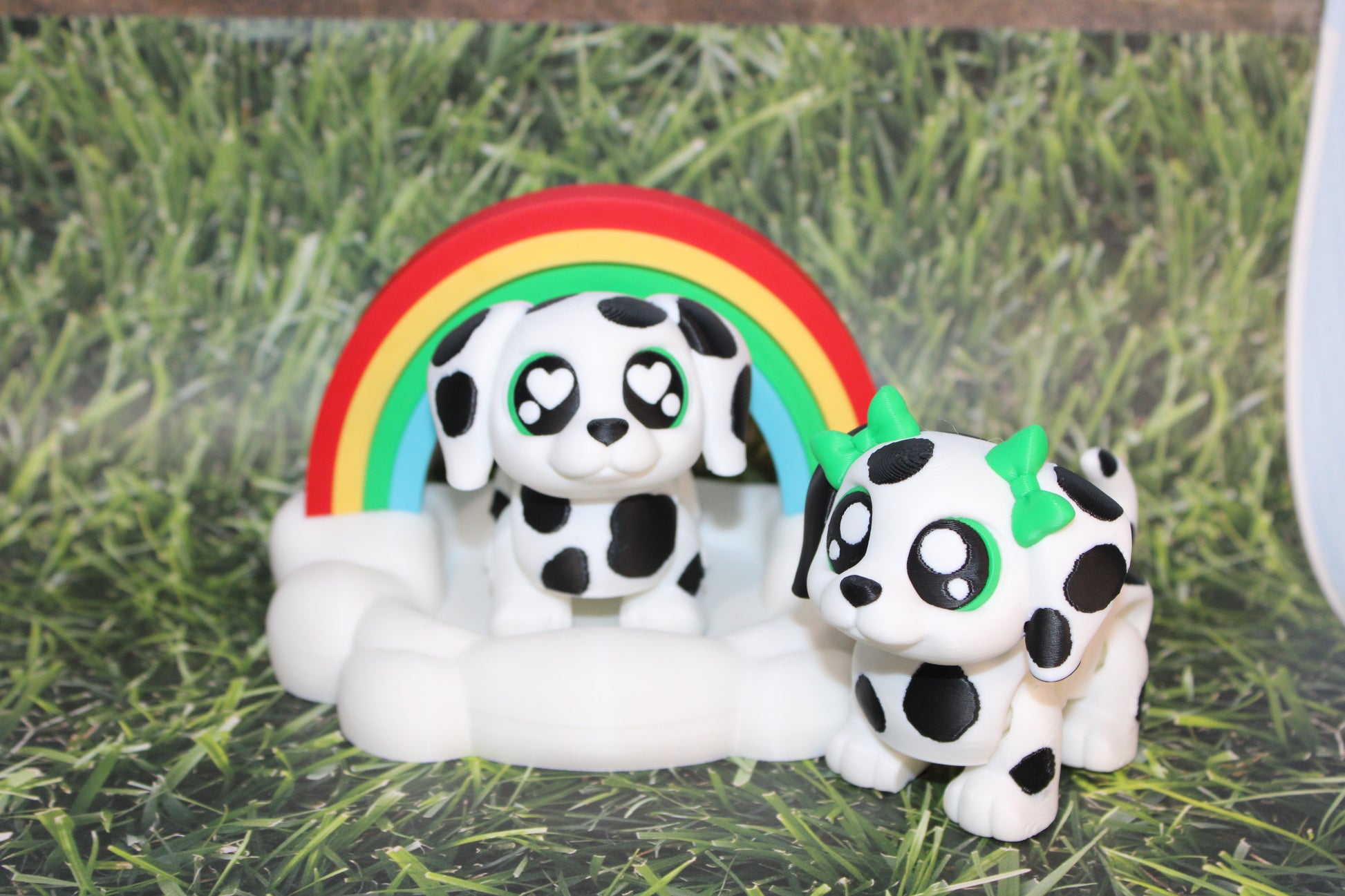 Dalmatians with Rainbow cloud - Wonderland 3D Printing 