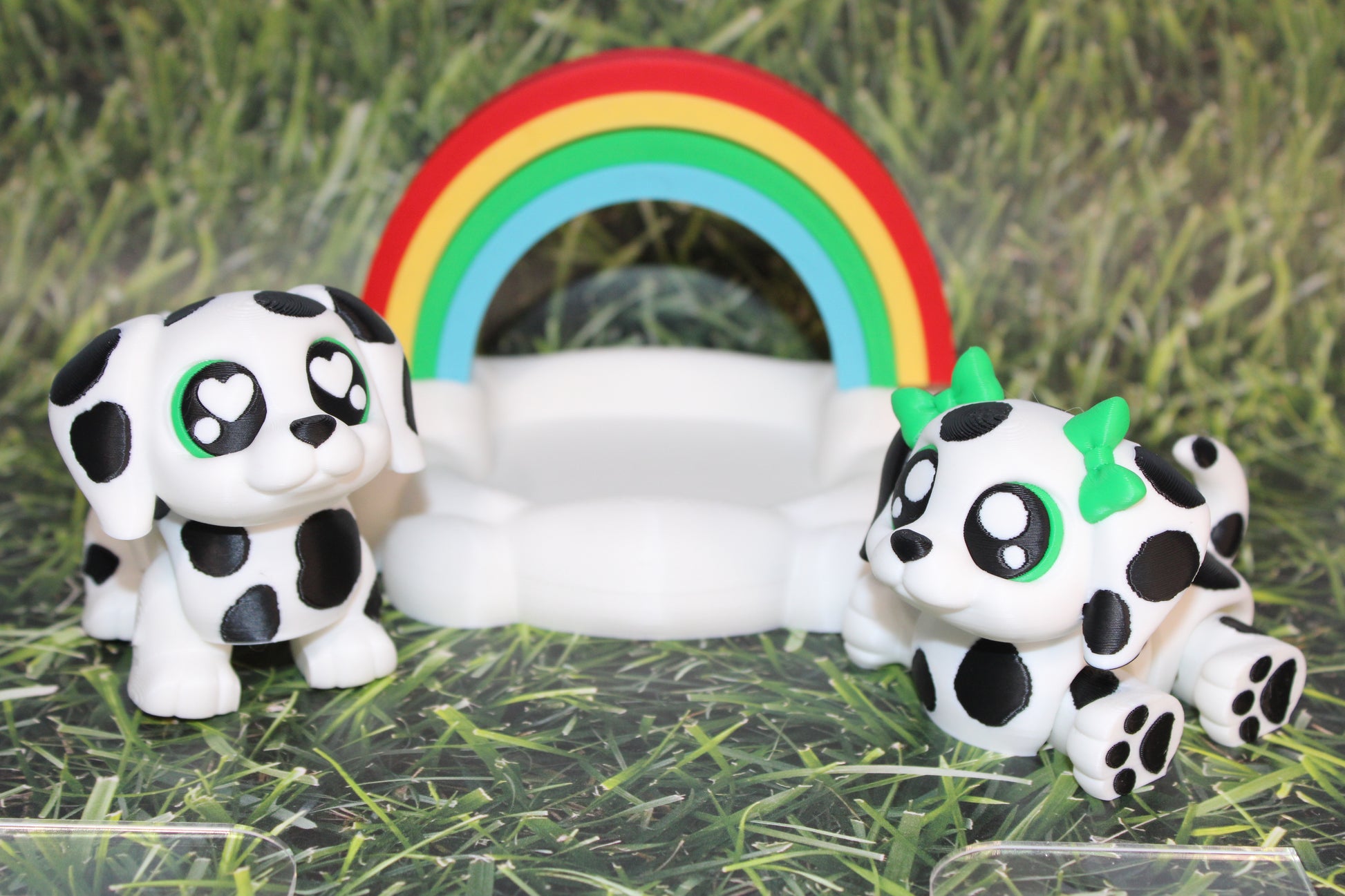 Dalmatians with Rainbow cloud - Wonderland 3D Printing 