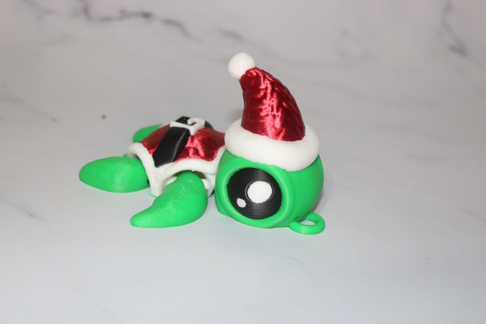 Christmas Turtles Articulated 3d Printed Figurine - Wonderland 3D Printing 